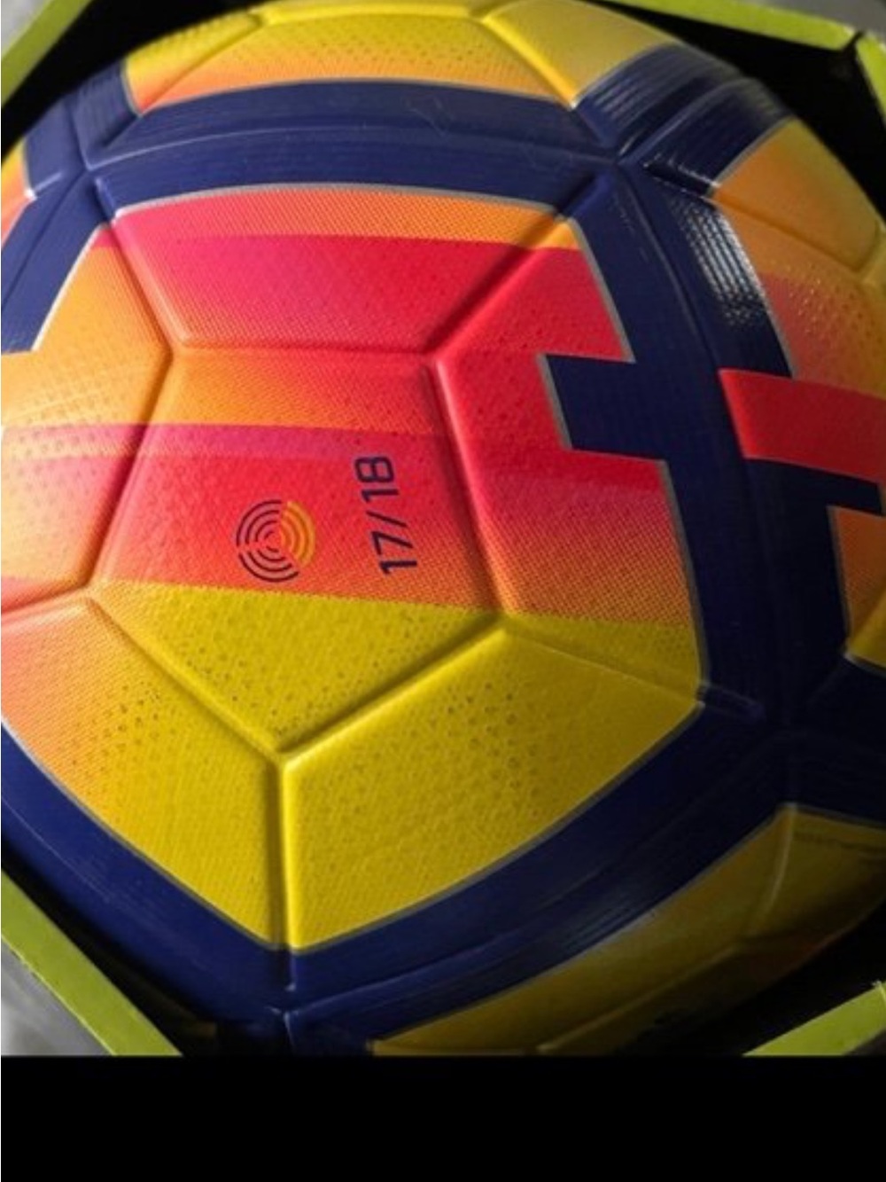 Nike Yellow/Blue/Red Premier League Soccer Ball - Picture 6 of 6